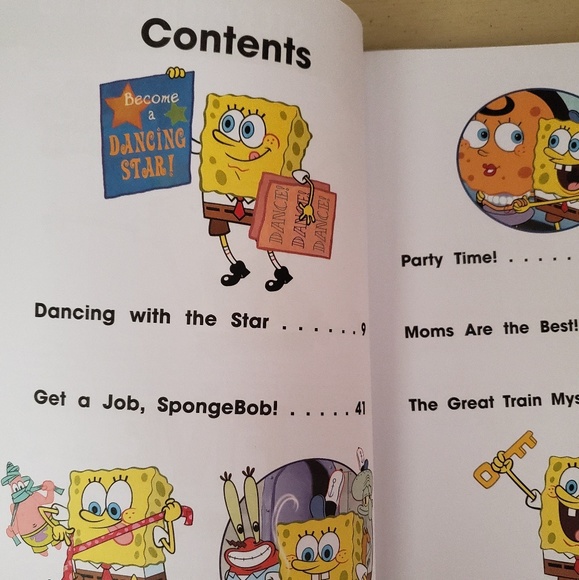 Nickelodeon Spongebob '5 Undersea stories' bool - Picture 5 of 8